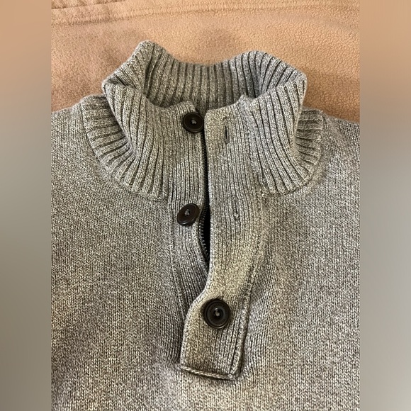 American Eagle vintage quarter zip polo top - Picture 6 of 10